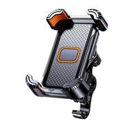 Supporto per telefono da bicicletta, ammortizzante e stabilizzato all'immagine, portatile e impermeabile, per moto, per ciclismo, strada, attività all'aperto, sport, viaggi, viaggi