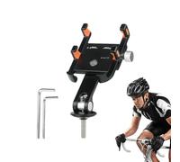 Supporto per telefono da bicicletta, assorbimento delle vibrazioni, per mountain bike, assorbimento degli urti, angolo regolabile, per uso esterno in guida, per uomini e donne