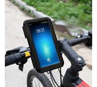 Supporto per telefono da bicicletta compatibile con iPhone - Impermeabile, antiurto, custodia di navigazione per ciclismo sensibile al tocco
