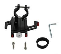 Supporto per telefono da bicicletta per manubrio, in lega di alluminio, supporto antiurto con blocco a 5 artigli, supporto a sgancio rapido per smartphone da 3,5 a 7,2 pollici, blu (rosso)