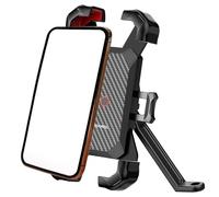 Supporto per telefono da bicicletta, supporto rotante stabile, supporto per telefono cellulare, supporto regolabile, accessorio sicuro per manubrio, facile da visualizzare, per navigare in bicicletta