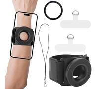Supporto per Telefono da Corsa, Supporto Magnetico da Polso in Plastica per Telefono Fasce da Braccio per Telefono Girevoli a 360° per la Corsa Fascia da Braccio Elastica per la Corsa