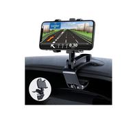 Supporto per telefono da cruscotto auto ruotabile a 360 gradi per smartphone da 4 a 6,8 pollici, supporto multifunzione con presa stabile e fissaggi