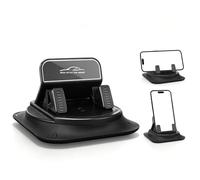 Supporto per telefono da cruscotto con rotazione a 360 gradi, per auto, portatile, antiscivolo, con una sola mano, supporto universale per telefoni cellulari, accessori per la maggior parte dei