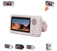 Supporto per telefono da doccia impermeabile AquaPlay con altoparlante Bluetooth integrato - Rotazione a 360, angolo regolabile