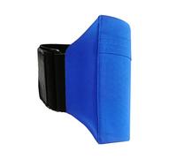 Supporto per telefono da gamba, antiscivolo, alla caviglia, per polpaccio, cintura per telefono, regolabile, fitness per corsa ed escursionismo, Colore: blu., 25cm * 18cm * 1cm