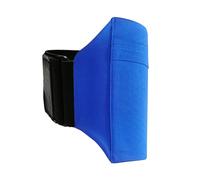 Supporto per telefono da gamba Borsa di immagazzinaggio Sport Leg Band Antiscivolo Caviglia Portafoglio Regolare In Grado Braccio per Donne Uomo Regolare Able Arm, Colore: blu.