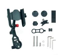 Supporto per telefono da manubrio per bici compatibile con computer da bici con 4 adattatori include morsetto faro e distanziatore per telefoni da 4 7 a 7 pollici