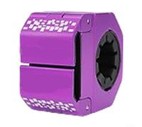 Supporto per telefono da manubrio per bicicletta resistente realizzato in lega di alluminio CNC con ali regolabili per telefoni larghi da 65 mm a 90 mm con design adatto alla fotocamera, argento (non