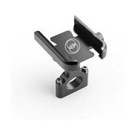 Supporto per telefono da manubrio per moto in lega Per Gi@&lera GP800 Fuoco Nexus 500 Runner 50 125 200 Accessori Supporto Telefono Cellulare Da Manubrio Moto GPS(Handlebar Black)