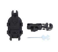 Supporto per telefono da moto antiurto, compatibile con ricarica wireless, supporto universale per manubrio con blocco di sicurezza ad alta velocità