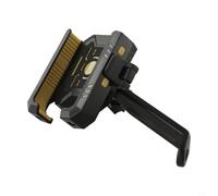 Supporto per telefono da moto con doppio assorbimento degli urti, specchietto con una sola mano e supporto per stelo forcella per telefoni e dispositivi GPS da 4,7-7,2 pollici (oro)