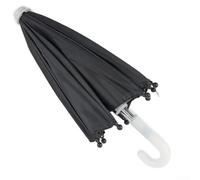 Supporto per telefono da moto con mini ombrellone da 25 - 28 cm, nero, adatto per la maggior parte dei supporti per moto, per chi consegna e uso esterno