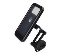 Supporto per telefono da moto con regolazione di sollevamento a tre assi e meccanismo di bloccaggio sicuro per dispositivi sotto 7 pollici