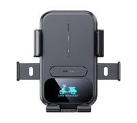 Supporto per telefono da moto con ricarica wireless da 15 W e parasole per corrieri e navigatore