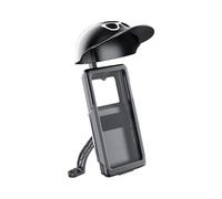 Supporto per telefono da moto, impermeabile, con visiera per cappello da sole, per manubrio per ciclismo, scooter, passeggini, custodia antiurto per donne e uomini