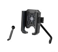 Supporto per telefono da moto per manubrio e specchio, doppio assorbimento degli urti, supporto per forcella della bici con serratura a una mano, GPS antivibrazione per smartphone da 4,7 a 7,2 pollici