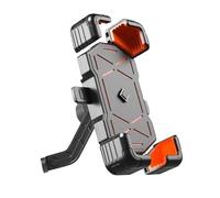 Supporto per Telefono da Moto per Suzuki Address 110 MotoGP,Supporto per Manubrio Bici con Rotazione a 360°,Supporto Antivibrazioni per Ciclomotore,B-Orange