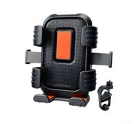 Supporto per telefono da moto, stabile, supporto a 6 artigli per dispositivi da 4,7 a 7,2 pollici, staffa girevole a 360 gradi per manubrio specchio adatto per scooter elettrico bicicletta equitazione