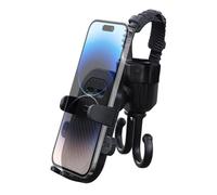 Supporto per telefono da moto, supporto per telefono in silicone per bicicletta Phonee m0unt | 2 in 1 per passeggino e borsa | gancio multifunzionale per cellulare m0unt borse della spesa e accessori