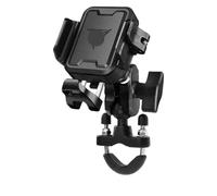 Supporto Per Telefono Da Moto, Tipo C, Regolabile, Antifurto, Ammortizzatore E Supporto Per Telefono A Sgancio Rapido(Black b)