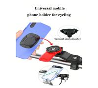 Supporto per telefono da motocicletta, supporto per telefono da bicicletta con ammortizzatore per forcella anteriore, molletta per telefono da manubrio di bicicletta rotante a 360°, supporto per manub
