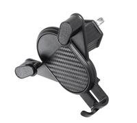 Supporto per telefono da presa d'aria per veicolo 360 girevole non antiscivolo presa sicura supporto per ventola del veicolo semplice montaggio di installazione