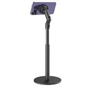 Supporto per Telefono da Scrivania - Dispositivo Magnetico Rotante a 360 Gradi,Supporto Telefono Regolabile In Altezza Da Scrivania | per Registrazione Video Live Streaming Riprese e Videoconferenze