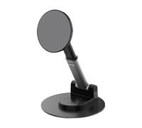 Supporto per telefono da scrivania, girevole a 360°, con base in metallo, supporto magnetico per registrazione video, per guardare la TV, imparare