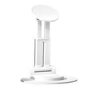 Supporto per telefono da scrivania, girevole a 360°, per registrazione video, supporto magnetico per guardare la TV, imparare