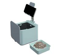 Supporto per telefono da scrivania, pieghevole, regolabile, con cestino per il telefono, per streaming dal vivo, video, ufficio, casa, scrivania, tavolo, donne, adolescenti, uomini