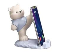 supporto per telefono da scrivania, supporto per telefono a forma di orso, per palestra, ufficio, casa, viaggi all'aperto, vlogging, riprese di videochiamate, registrazione di chiamate