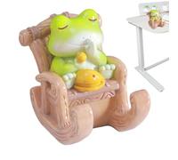 Supporto per telefono da scrivania, supporto per telefono da scrivania, supporto per smartphone a levetta, supporto per tablet in resina, supporto per telefono, decorazione da tavolo per casa, rana