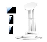 Supporto per telefono da scrivania, supporto pieghevole per cellulare, girevole a 360°, supporto magnetico per registrazione video, per guardare la TV e studiare