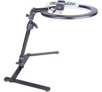 Supporto Per Telefono Da Tavolo 10 Pollici Luce Di Riempimento Per Video Live Streaming Di Ragazze Riprese Di Still Life Altezza Regolabile Da 35 A 52 Cm Supporto Per Telefono Da Tavolo