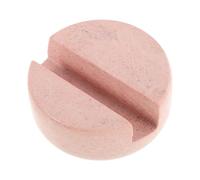 Supporto per Telefono e Tablet da Tavolo in Marmo Rosa, Angoli Regolabili | Finitura in Pietra Naturale Liscia e Lucida, Supporto Orizzontale, per Camera e Riunioni Virtuali