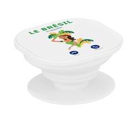 Supporto per telefono estensibile - Il Brasile mi chiama Carnevale Rio Plage Culture - Impugnatura Grip di supporto e supporto video per smartphone, compatibile con tutti i modelli stampati in Francia