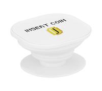 Supporto per telefono estensibile - Inserto Coin Pixel Art Retro Arcade Videogiochi a 8 bit - Maniglia Grip di supporto e supporto video per smartphone, compatibile con tutti i modelli stampati in