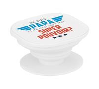 Supporto per telefono estensibile - Io sono papà, e tu Qual è il tuo super potere? - Maniglia Grip di Supporto e Supporto Video per Smartphone Compatibile con Tutti i Modelli Stampati in Francia