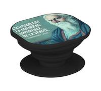 Supporto per telefono estensibile - L'illusione è il primo aspetto della verità Rabindranath Tagore Citazione Meditazione Spiritualità Ispirazione - Maniglia Grip di supporto e supporto video per