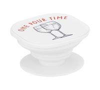 Supporto per telefono estensibile - One per Time Word Game Wine Mood - Impugnatura Grip di supporto e supporto video per smartphone, compatibile con tutti i modelli stampati in Francia