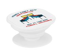 Supporto per telefono estensibile - Pinball Machine Flipper - Money Can't Buy Happiness Grip Grip di supporto e supporto video per smartphone, compatibile con tutti i modelli stampati in Francia