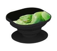 Supporto per telefono estensibile - Python Verde Serpente Photo Nature Selvage Rettile - Maniglia Grip di supporto e supporto video per smartphone, compatibile con tutti i modelli stampati in Francia