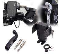 Supporto Per Telefono GPS Per Moto Staffa Di Navigazione Per Ricarica Wireless Per Davidson Electra Glide Standard Injected - FLHT I 2003 2006 2004 2005