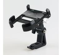 Supporto per telefono in alluminio, regolabile a 360° per manubrio della bicicletta, per bici pieghevoli, morsetto reggisella in lega, installazione senza attrezzi, accessorio sicuro per telefono