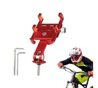Supporto per telefono in lega di alluminio con angolo regolabile | Supporto per telefono per moto, assorbimento degli urti, per uomini, donne, moto, scooter