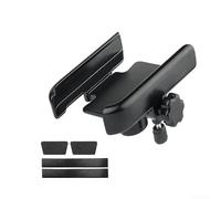 Supporto per telefono in lega di alluminio per bicicletta, con interfaccia filettata da 4", larghezza regolabile 65-100 mm, presa sicura, viti anti-allentamento, per bici da strada, ciclismo, sport