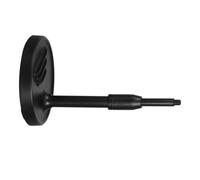 Supporto per telefono in metallo generale con base ponderata per microfoni da tavolo per interni ed esterni Take & Broadcasting KTV Microfoni Stand