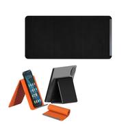 Supporto per telefono in silicone con alluminio, flessibile, pieghevole, regolabile, antiscivolo, supporto da tavolo per telefono, tablet, laptop, portatile, arrotolabile, multi-angolo, per la casa