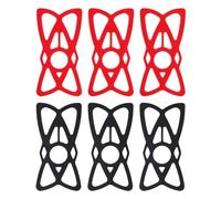 Supporto Per Telefono In Silicone Da 6 Pezzi, Supporto Per Telefono Da Bicicletta, Supporto In Silicone Elastico, Supporto In Silicone Fisso Per Telefono, Accessori Per Biciclette